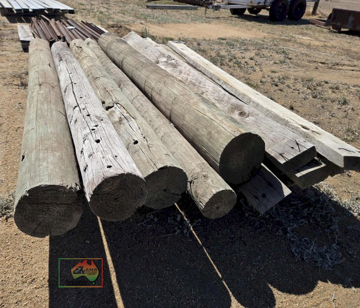 Assorted Pine Posts & Railing Timber