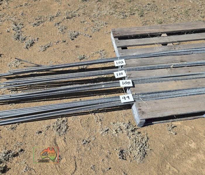10x 3.6m Lengths of 1/2" Galv. All-thread - photo 3