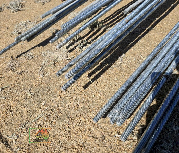 10x 3.6m Lengths of 1/2" Galv. All-thread - photo 4