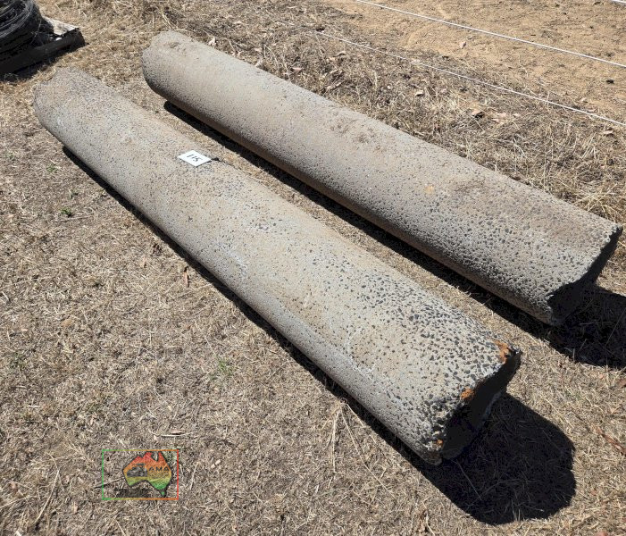 2x 8ft x 12" Concrete Pipes - photo 2