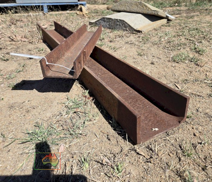 2 Lengths of Steel Channel Iron