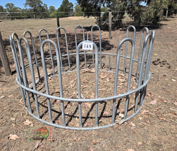Near New Galv. Hay Ring No Rust