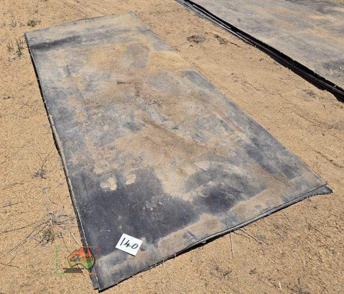2x Rubber Mats 1.20x2.96m