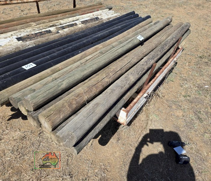 10x Pine Poles 10ft x 4" Suit Horse Jumps