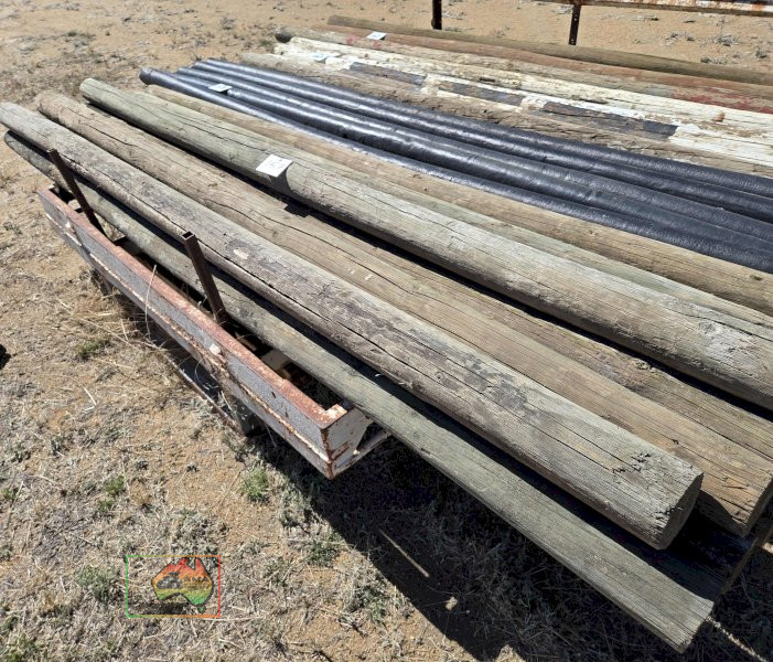 10x Pine Poles 10ft x 4" Suit Horse Jumps - photo 3