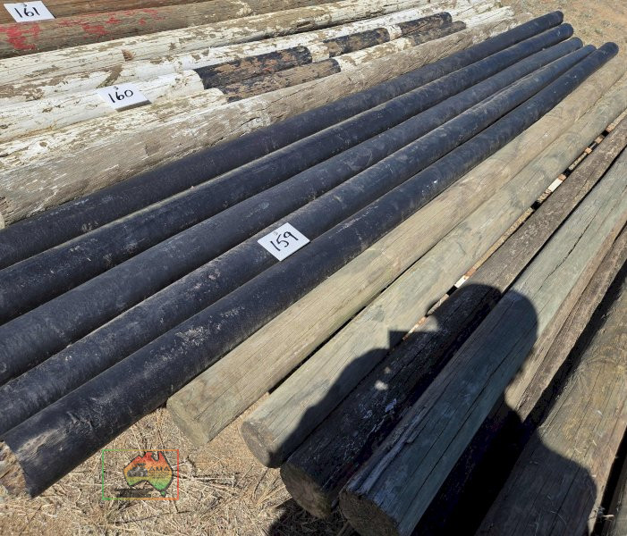 5x Plastic Coated Jump Poles 11'4" x 4" - photo 2