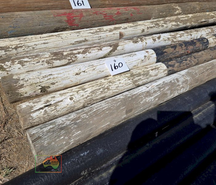 5x Painted Jump Poles 10' x 4" - photo 2