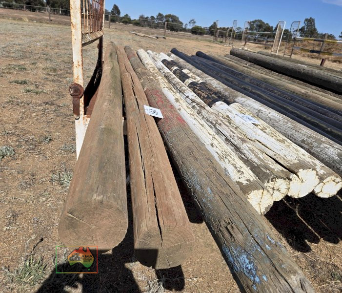 3x Pine Jump Poles - photo 2