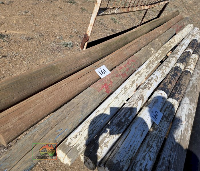 3x Pine Jump Poles