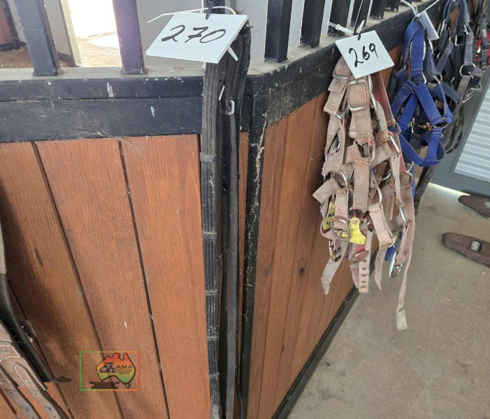 3x Leather Reins
