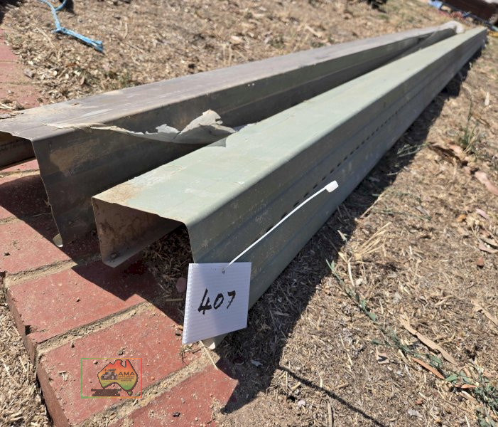2x Roof Gutter 6m & 4m Lengths