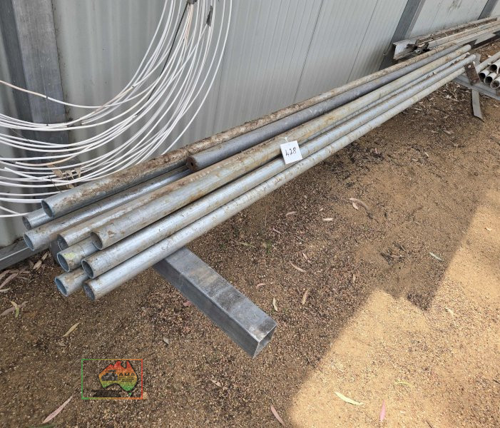 11x 3.55m Lengths of New 2" Galv. Pipe