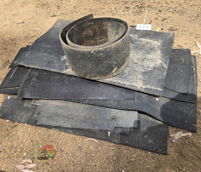 Assorted Pieces of Rubber Mat