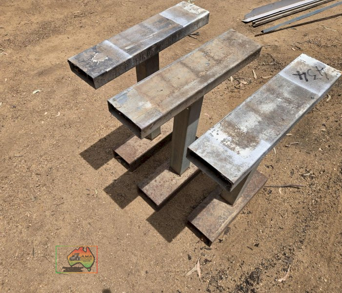 3x Steel Industrial Work Stands