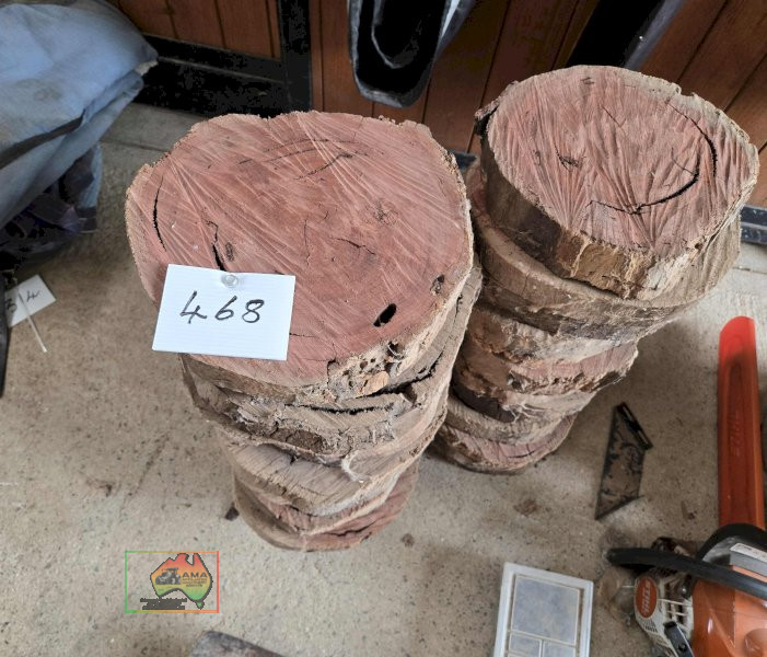 28x Redgum Placemats, Used for Wedding