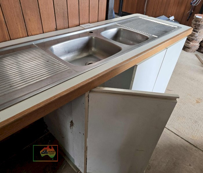 Kitchen Bench Cabinet 600x1923 with Sink - photo 2