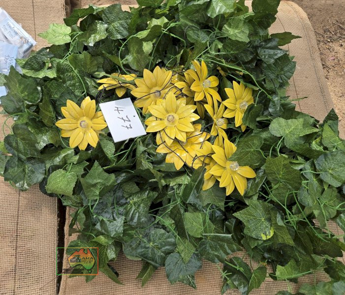 Ivy Leaf & Yellow Flower Fairy Lights - photo 2