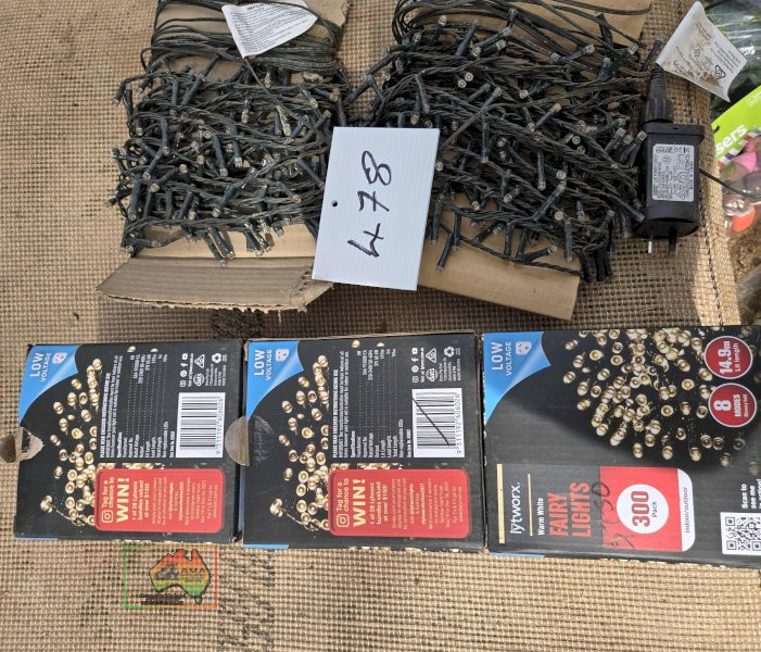 5 Sets of Fairy Lights, 3 Un-used