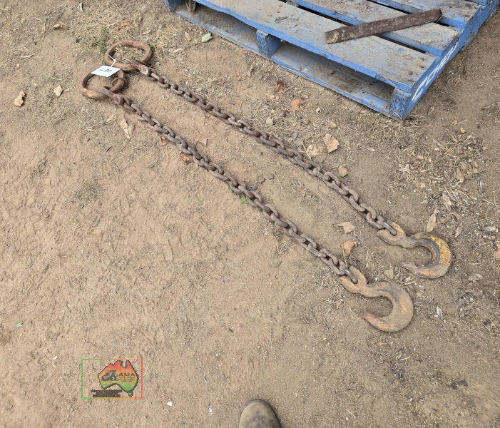 2x 5ft H/duty Lifting Chains - photo 2