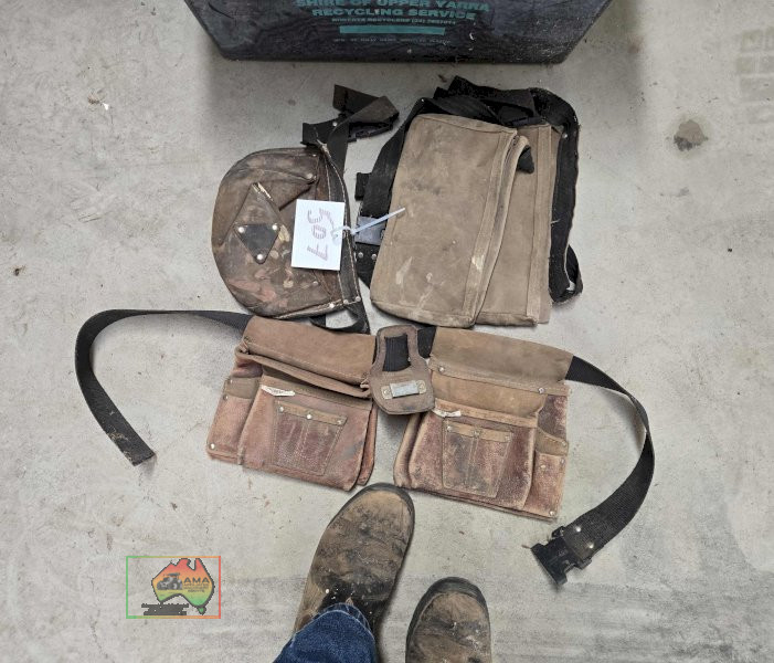 Builders Leather Pouches
