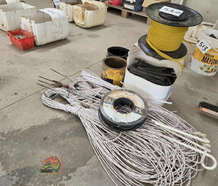 Elec. Fence Wire & Insulators - photo 2