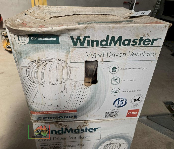2x Windmaster Turbo Vents