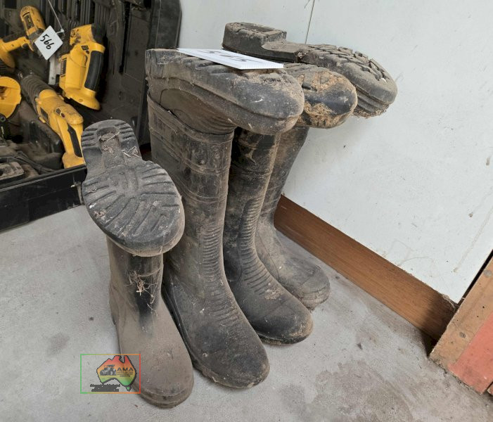 4 Pairs of Gumboots