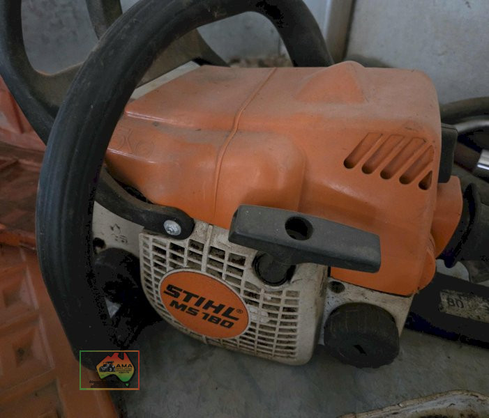 Stihl MS-180 Working Chainsaw