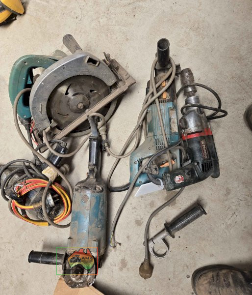 Elec. Drills, Saw & Angle Grinder (Not working)