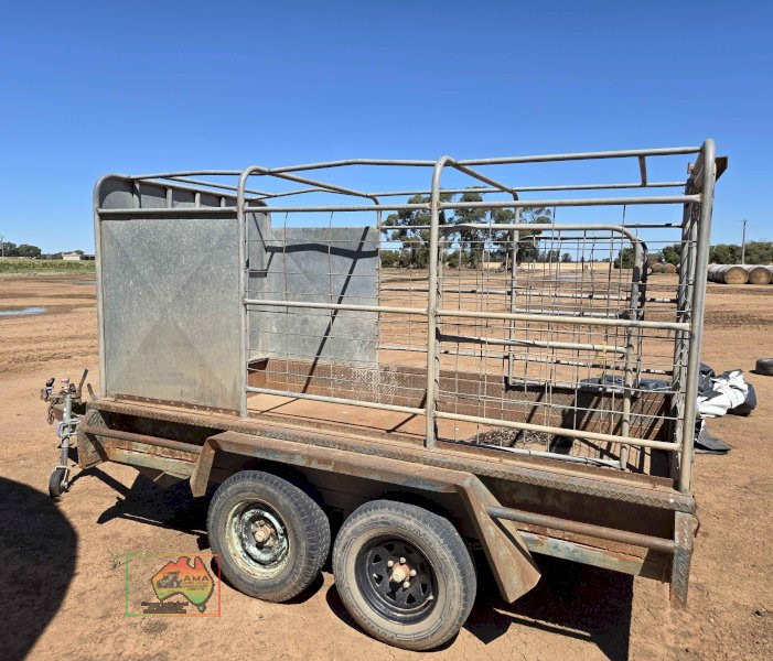 10 x 5 Tandem trailer with stock crate - photo 2