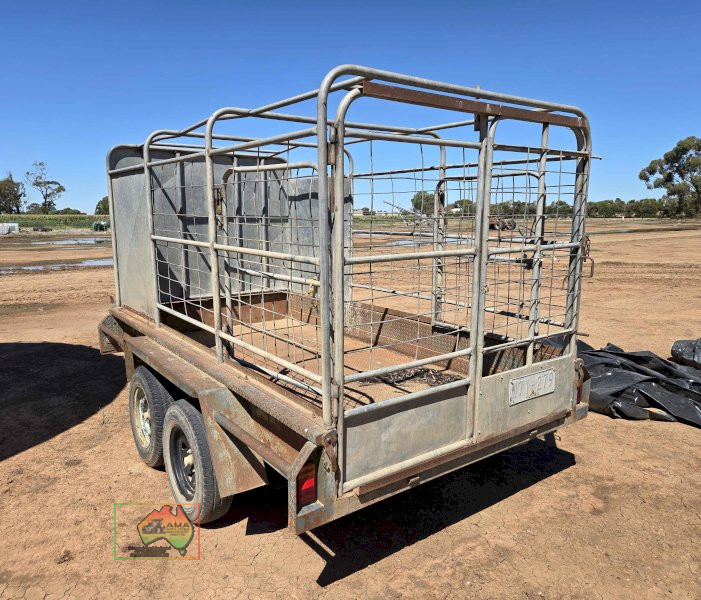10 x 5 Tandem trailer with stock crate - photo 3