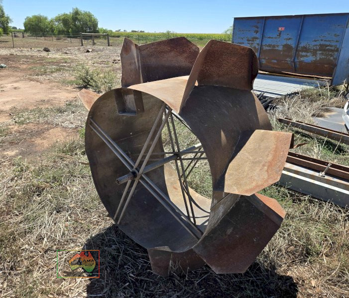Large Dethridge Water Wheel