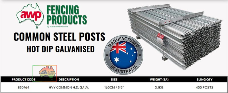 10x New Metalcorp Galv. Fence Posts - photo 2
