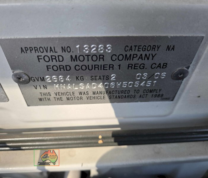 2006 Ford Courier GL Ute - photo 16
