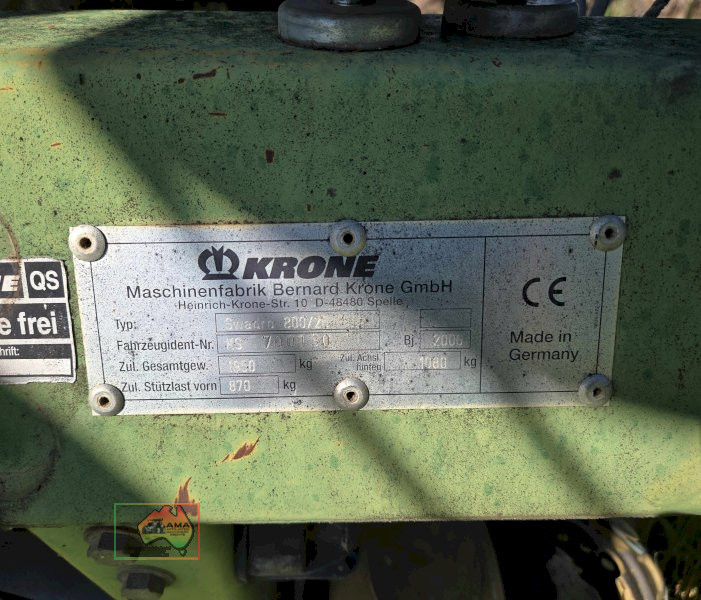 Krone Swadro 800/26 Hay Rake - photo 8