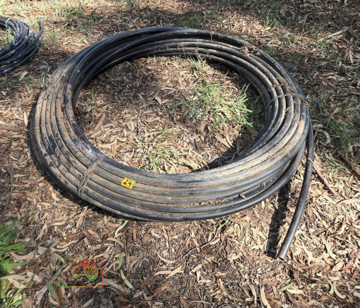 New 100m Coil 1-1/4" Poly Pipe