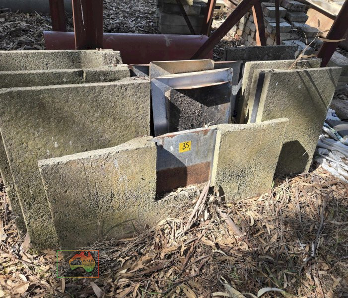 5x Concrete Chanel Stops - photo 2