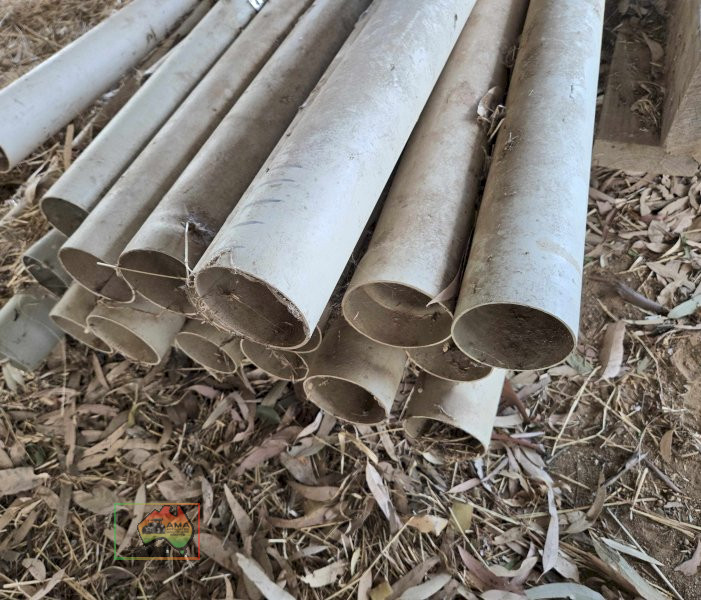 24x 6m Lengths of 90mm PVC Downpipe