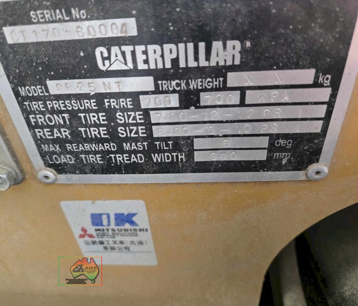 CAT GP25NT Forklift - photo 3
