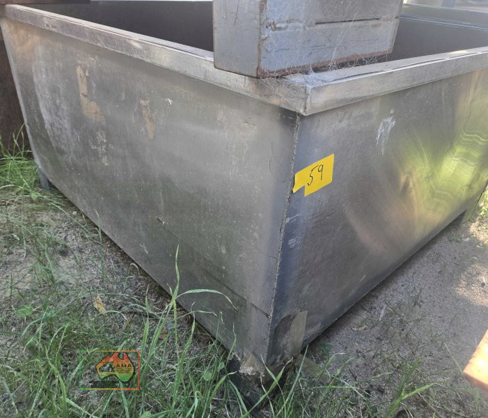 2 x stainless steel food grade jacky bins - photo 2