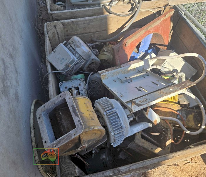 Bin of assorted electric motors and drives - photo 4
