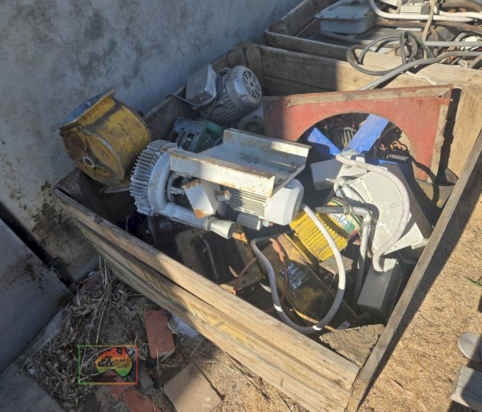 Bin of assorted electric motors and drives - photo 7