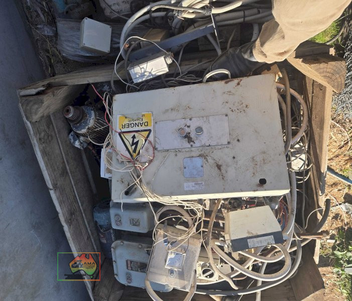 Bin of various electric control boards and panels - photo 5