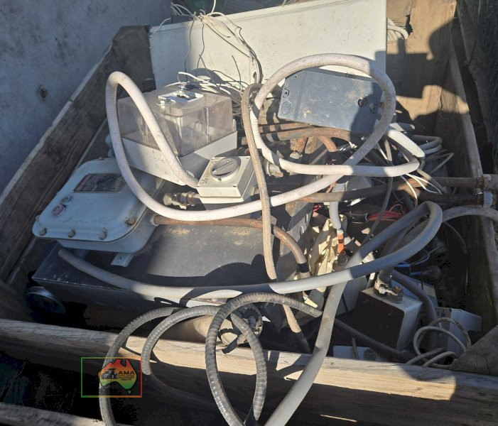 Bin of various electric control boards and panels - photo 2
