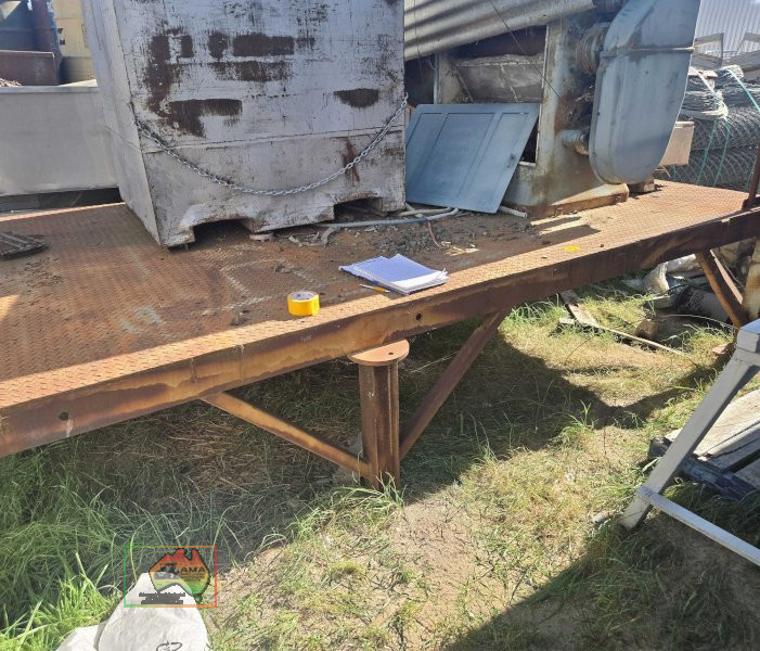 Large heavy steel table