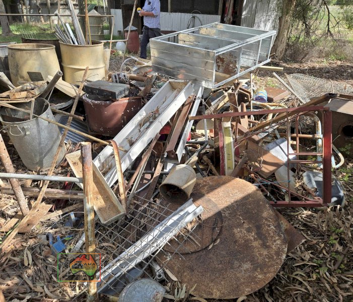 Large Pile of Assorted Scrap Steel - photo 6