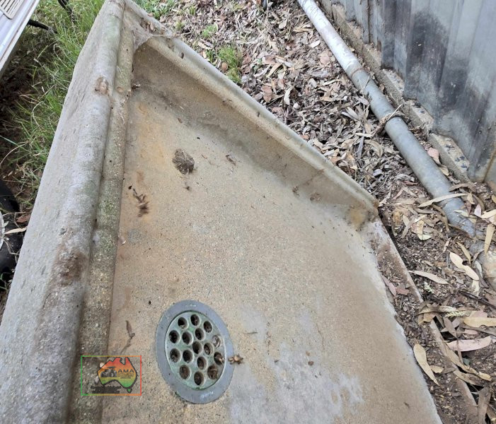New Concrete Shower Base - photo 3