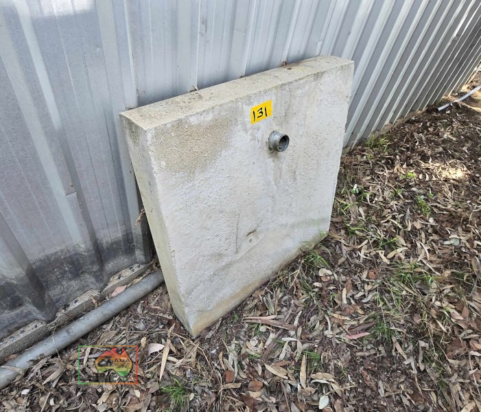 New Concrete Shower Base