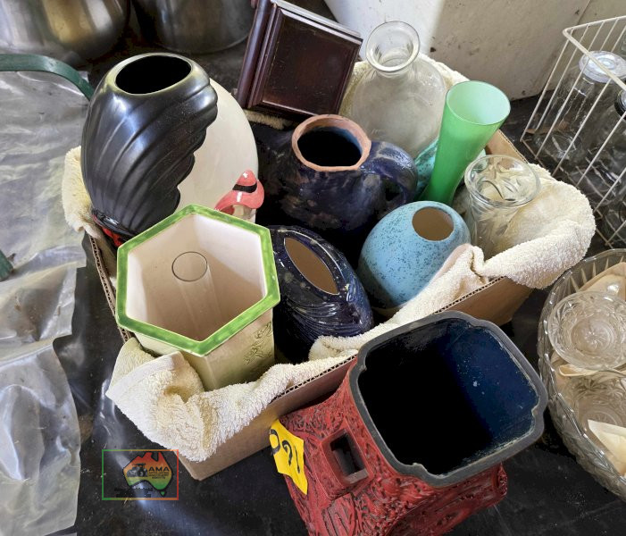 Assorted Flower Vases'