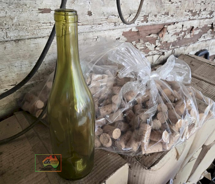 15 Dozen NEW Wine Bottles & Corks
